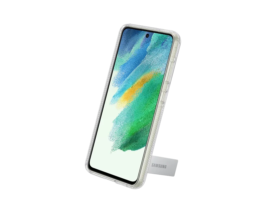 Clear Standing Cover S21 FE - 5.webp