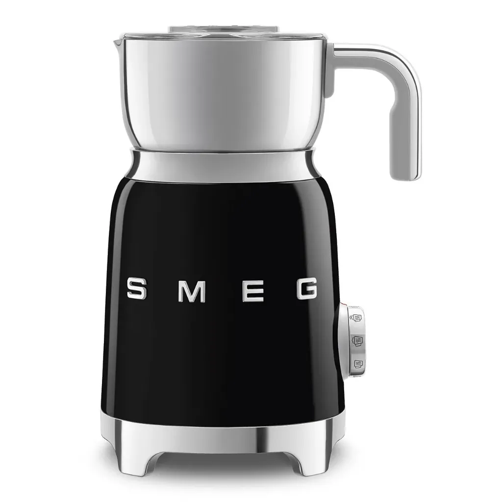 Aparat de spumare a laptelui Smeg 50’s Style, 500W (Negru, NOU)