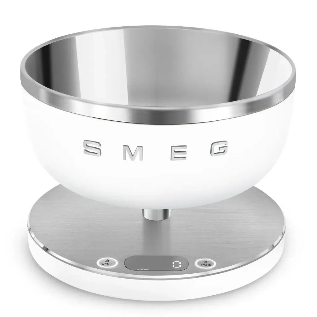Cântar de bucătărie digital Smeg 50’s Style (Silver, NEW)