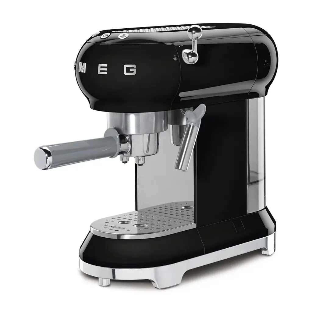 Espressor Smeg 50’s Style, 1350W (Black, NEW)