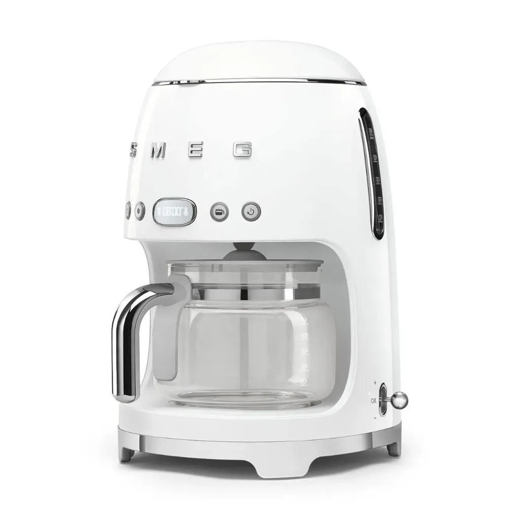 Espressor Smeg 50’s Style, DCF02, 1050W (White, NEW)