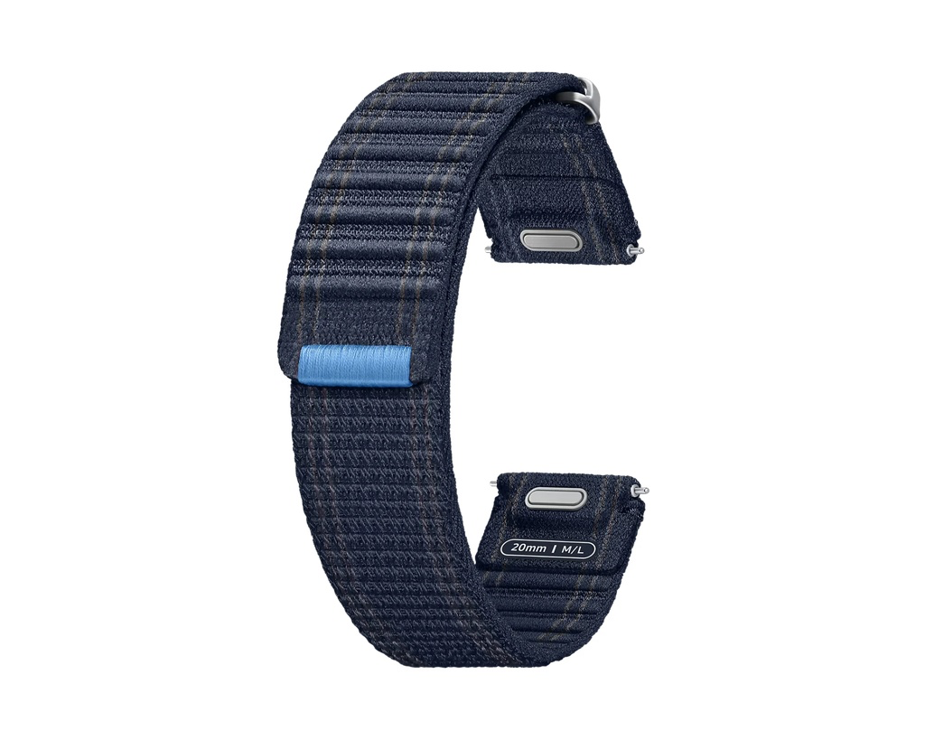 Curea din material textil pentru Samsung Galaxy Watch7, Galaxy Watch6, Galaxy Wach5/Pro, Mărime M/L, 22mm, Navy