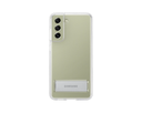 Husă de protecție Samsung Clear Standing Cover pentru Galaxy S21 FE, Transparent