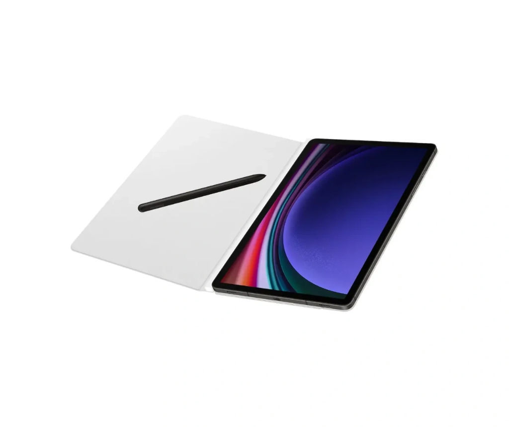 Husă de protecție Samsung Smart Book Cover pentru Galaxy Tab S9 (White)