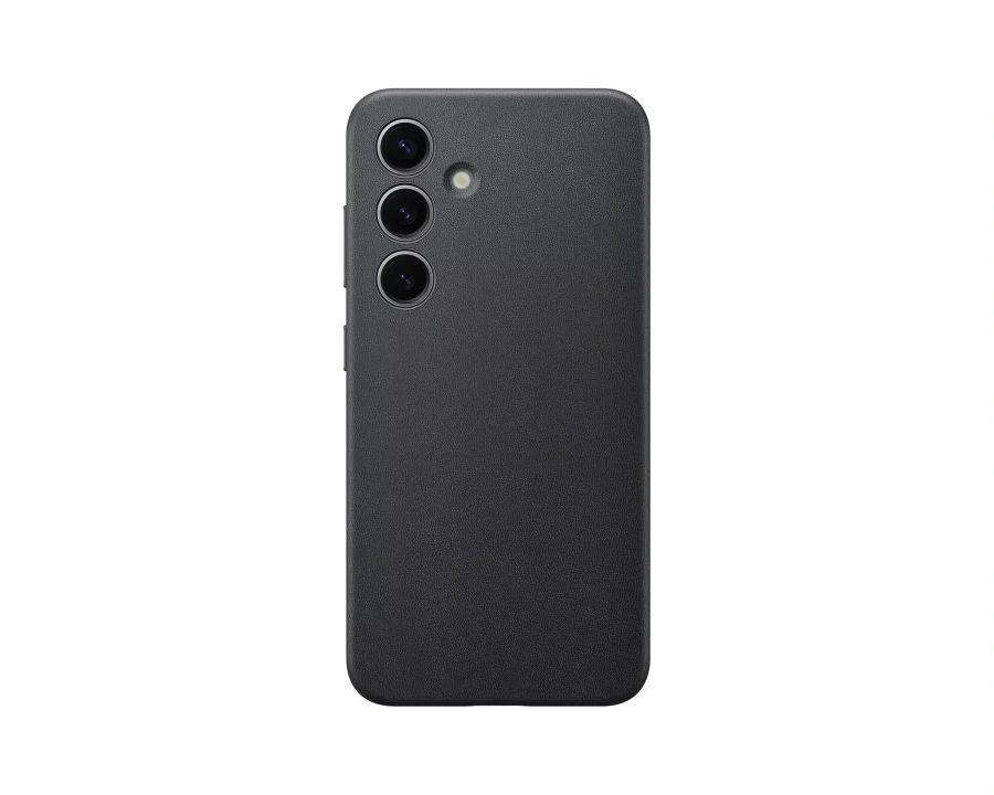 Husă de protecție Samsung Vegan Leather Case pentru Galaxy S24 (Gray)
