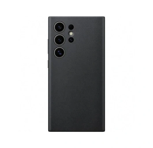 Husă de protecție Samsung Vegan Leather Case pentru Galaxy S24 Ultra (Black)