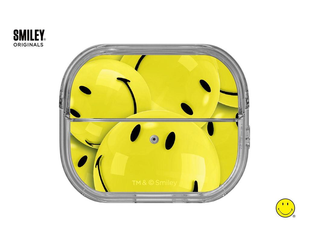Smiley Yellow Clear Cover pentru Galaxy Buds3 Pro